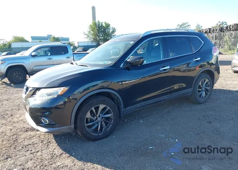 2016 Nissan Rogue Sl z USA, uszkodzony, nr VIN KNMAT2MV0GP676687